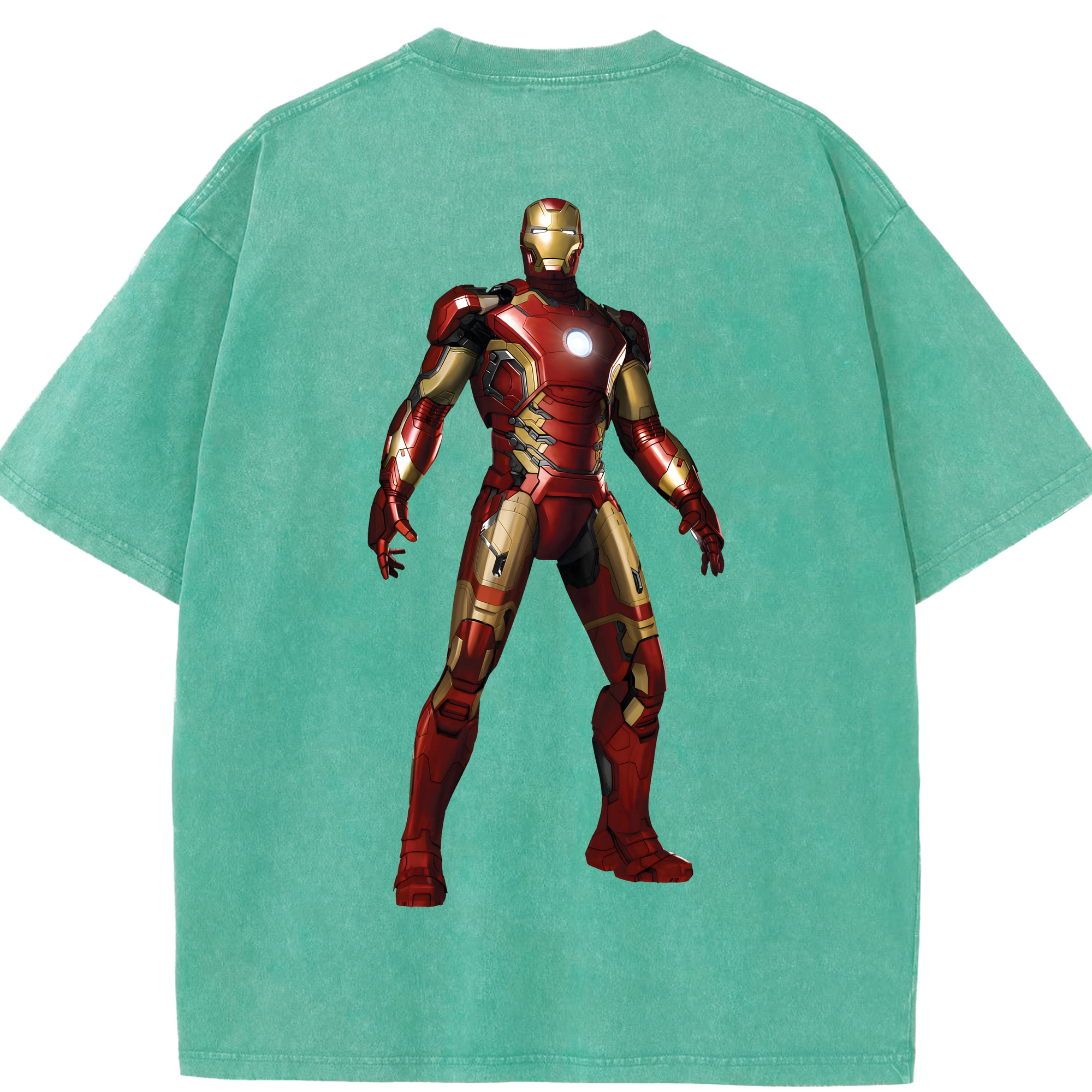 （画像用） アベンジャーズ The Avengers 綿100% ヴィンテージ風 半袖Tシャツ（背面プリント）